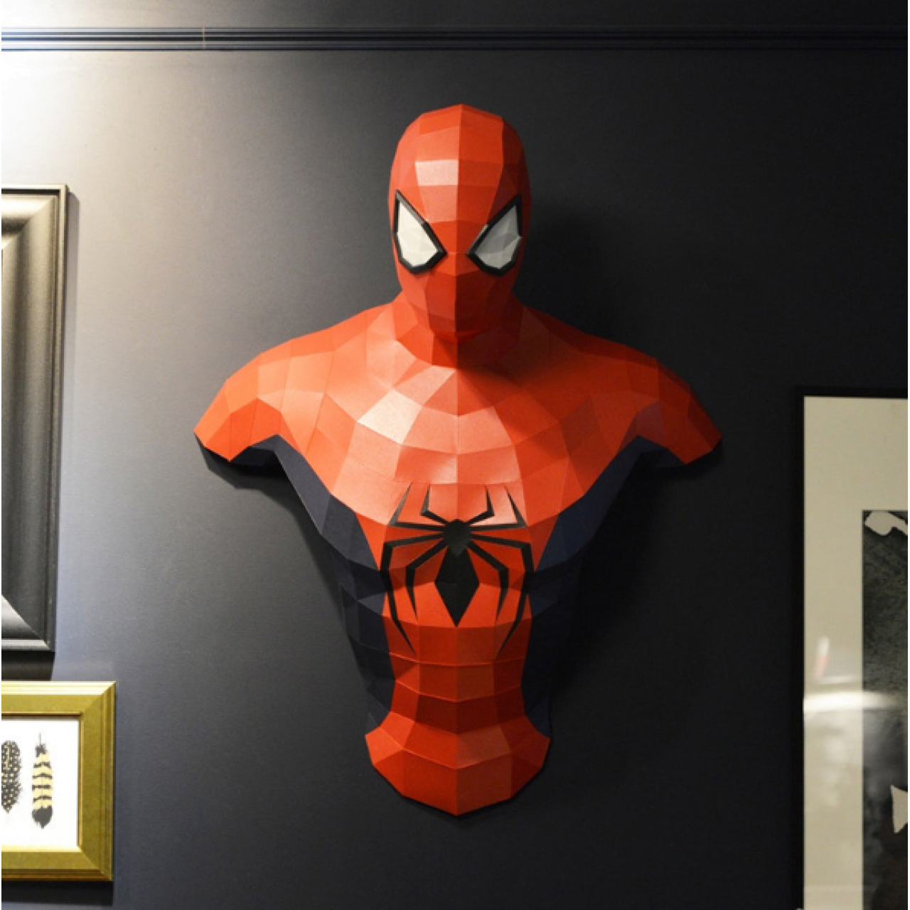 3Д фигура из бумаги "Человек паук"
