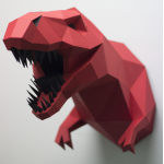 3Д фигура из бумаги "Динозавр T-Rex"